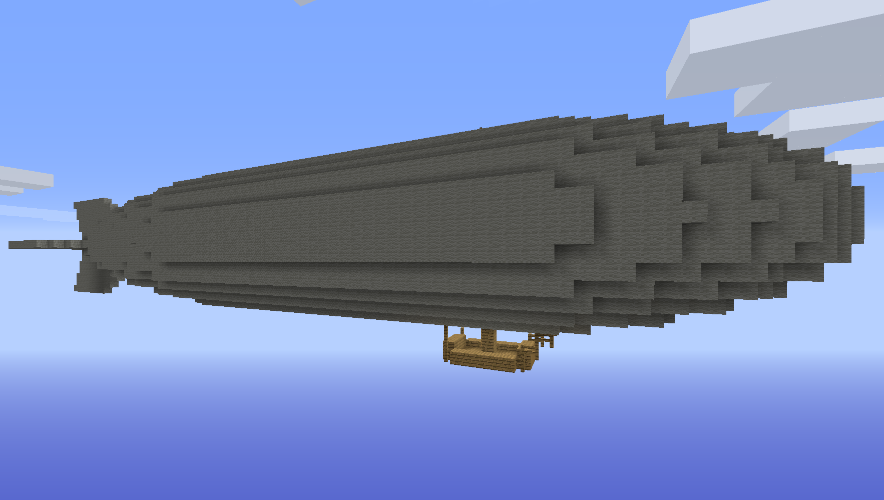 Minecraft: Zeppelin for Skyblock Worlds.