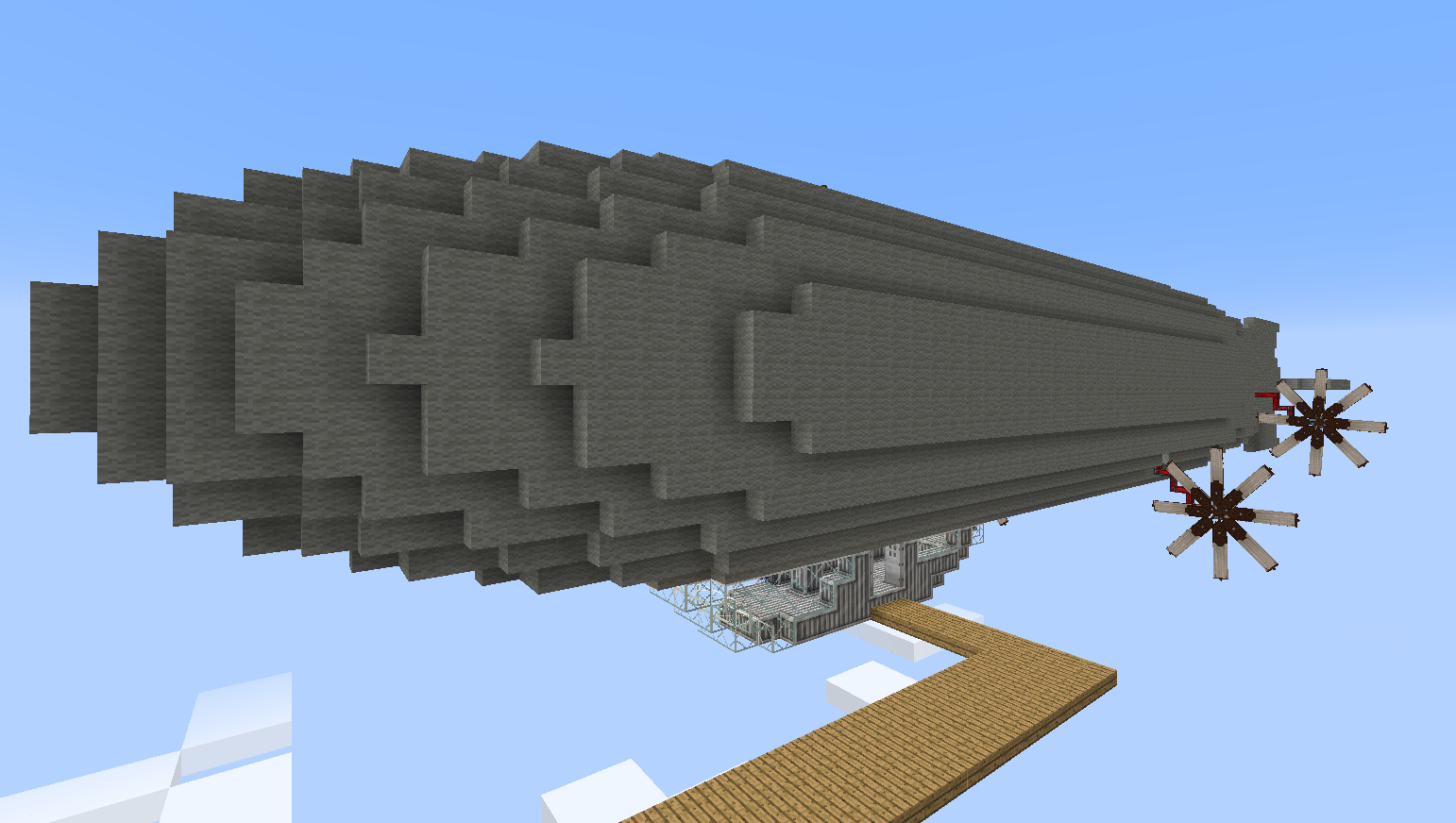 Minecraft: Zeppelin for Skyblock Worlds.